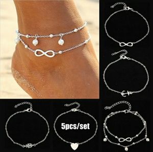 5 set ankle/wrist bracelets